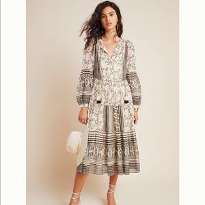 Anthropologie Talulah Tiered Midi Dress 2X